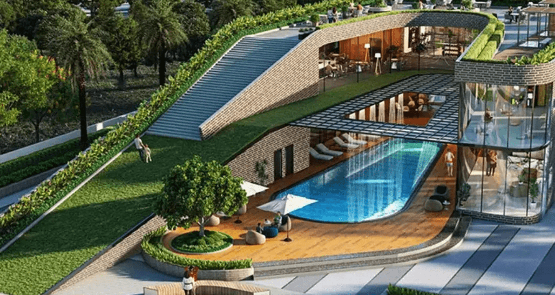 Vamana Arvindam Zirakpur luxury clubhouse amenities Club Zaira interior view